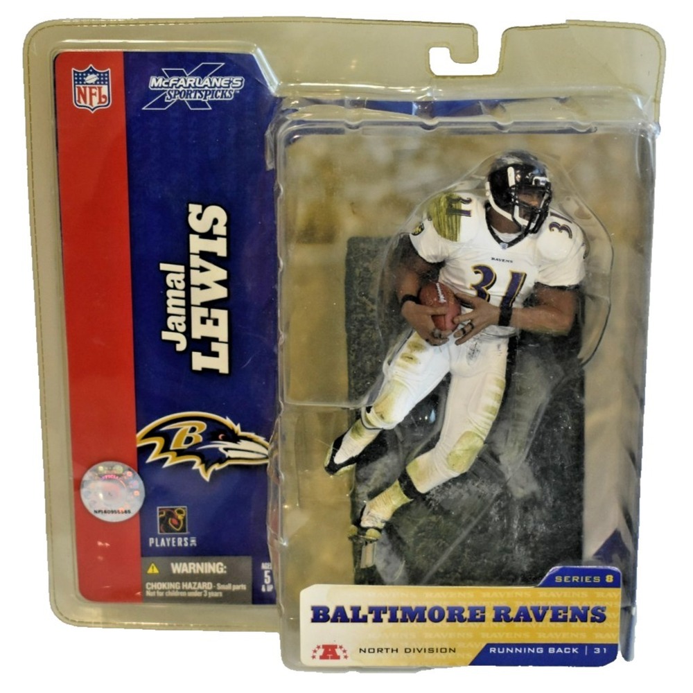 Baltimore Ravens Jamal Lewis NFL Series 8 McFarlane Variant 6" Figure 2004